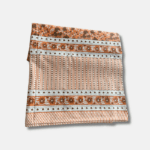 India- Brown flowers tablecloth - Image 2