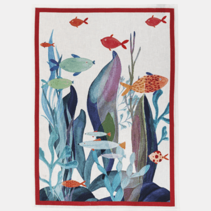 Kitchen towel - Red fish