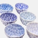 FA- Cuencos  chirimoyas azules