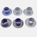 FA- Taza café con plato azules - Image 2