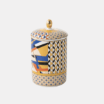 Abstract Porta vela porcelana con vela - Image 2