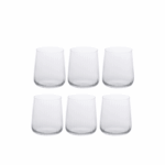 Milán vaso bajo set 6