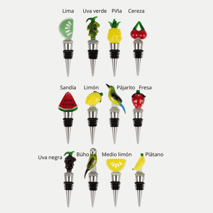 Tropical tapones para botella vino - Imagen 2