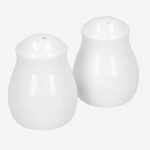 Set salero pimentero blanco