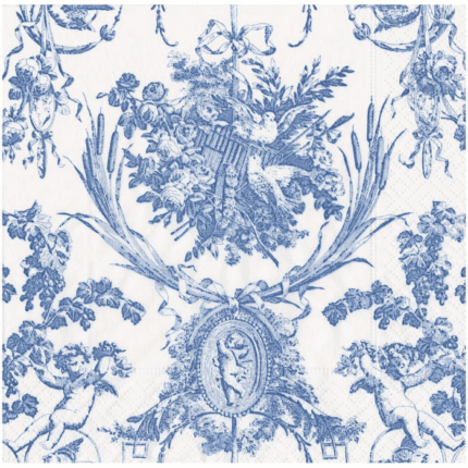 Dinner- Romantic Toile Blue