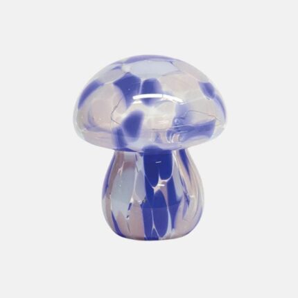 Lámpara- Champi moteado azul