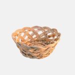 Mimbre- cesto de pan trenzado