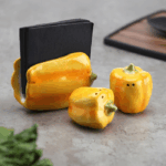 Servilletero pimiento amarillo - Imagen 2