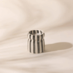 Cabana vela cerámica rayas negras - Imagen 2