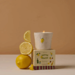 Bistró vela cerámica limón - Imagen 2