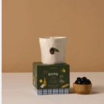 Bistró vela cerámica oliva - Imagen 2