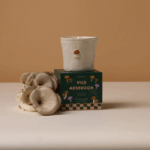 Bistró vela cerámica seta - Imagen 2