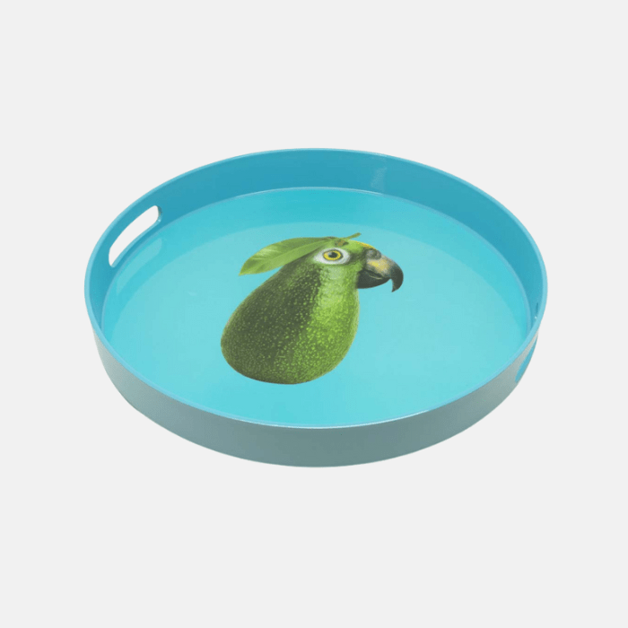 Bandeja_redonda_loro Bandeja redonda loro - Image 1