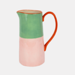 Jarra rosa y verde 1L