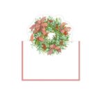 Marca sitios  Ribbon Stripe Wreath  - pack 8
