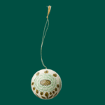 Bola navidad papel maché  7 cm - Imagen 2