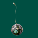 Bola navidad papel maché  7 cm - Imagen 4