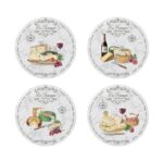 Fromage Set 4 platos postre