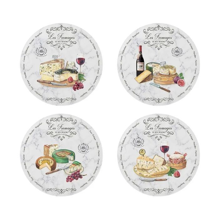 set_fromage Fromage Set 4 platos postre - Imagen 1