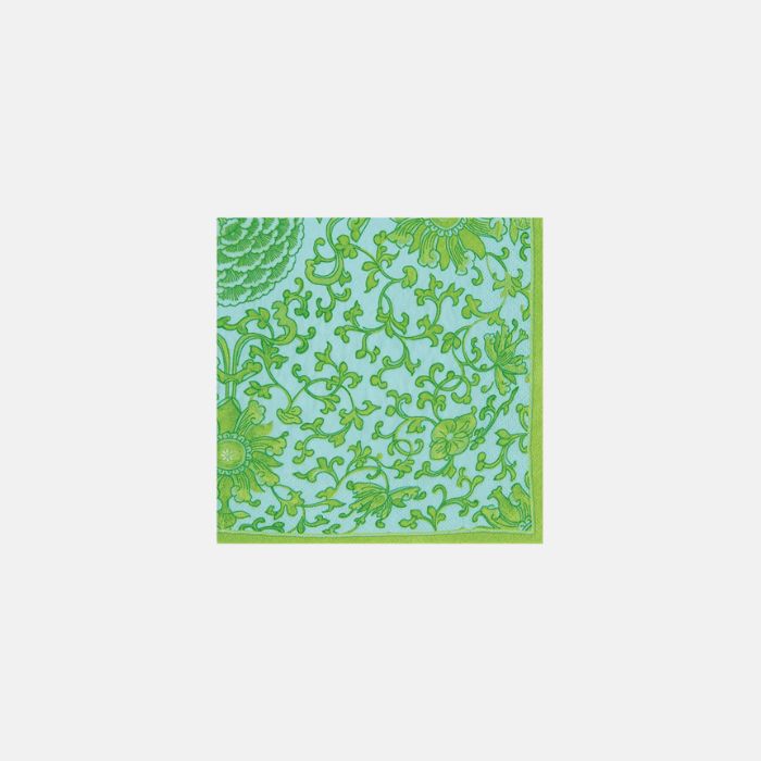 _18942C Coctel- Jade Indigo garden - Image 1