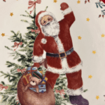 Papá Noel fuente redonda - Image 2