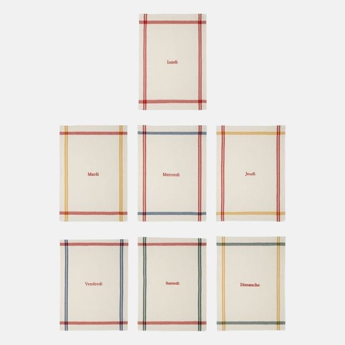 67 Paños de cocina X7 Semana - Image 1