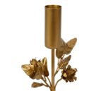 Candelabro hoja dorada - Imagen 2