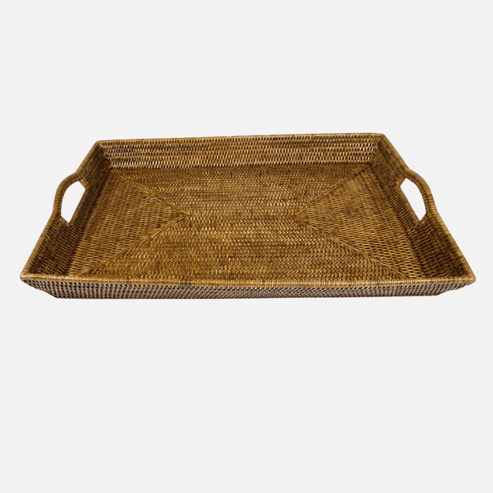 XL_3 Ratán oscuro bandejas - Imagen 1