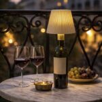 Pantalla led tapón botella vino