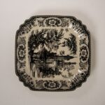 Vintage - plato desayuno cuadrado - Imagen 2